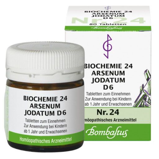 BIOCHEMIE 24 Arsenum jodatum D 6 Tabletten* 80 St