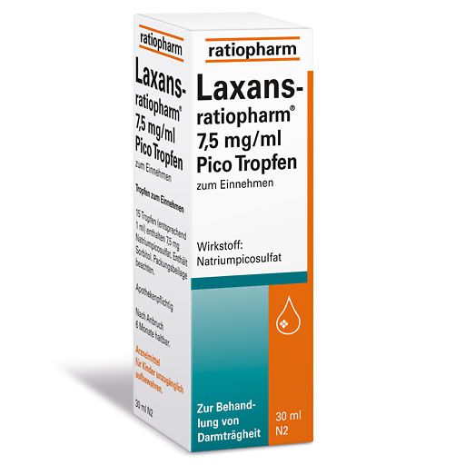 LAXANS-ratiopharm 7,5 mg/ml Pico Tropfen* 30 ml