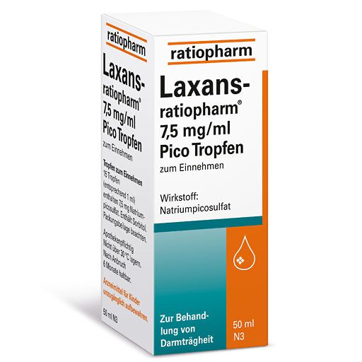 LAXANS-ratiopharm 7,5 mg/ml Pico Tropfen* 50 ml