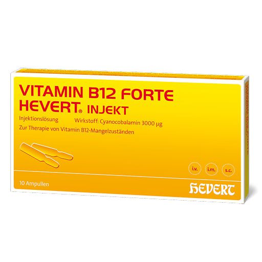 VITAMIN B12 HEVERT forte Injekt Ampullen* 10x2 ml