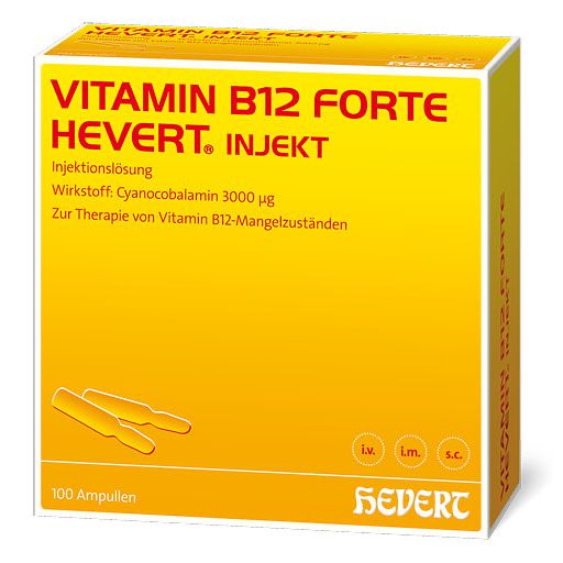 VITAMIN B12 FORTE Hevert injekt Inj.-Lsg. Amp.* 100x2 ml