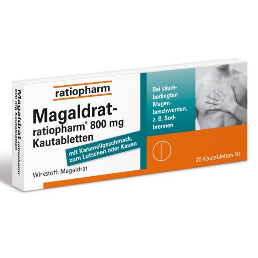 MAGALDRAT-ratiopharm 800 mg Tabletten* 20 St