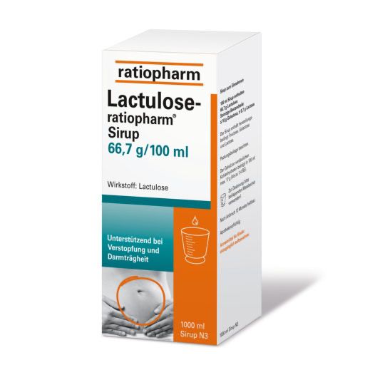 LACTULOSE-ratiopharm Sirup* 1000 ml