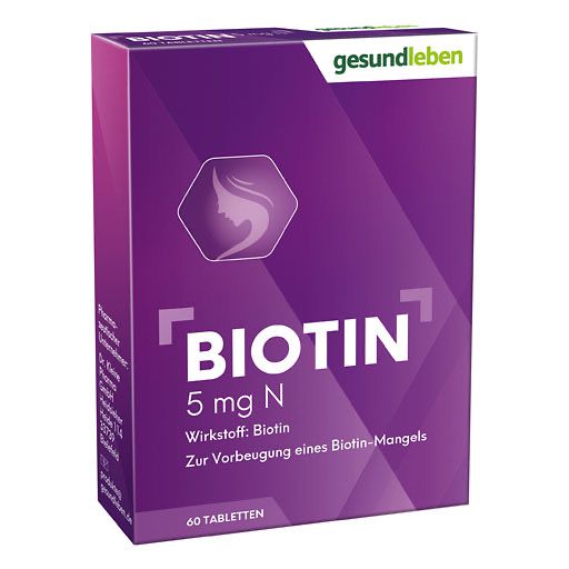 GESUND LEBEN Biotin 5 mg N Tabletten* 60 St