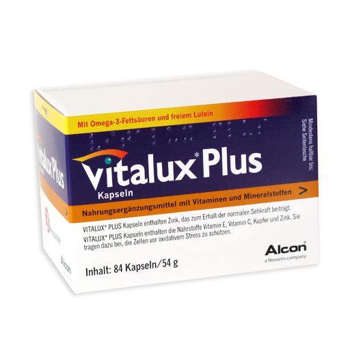VITALUX Plus Lutein u. Omega-3 Kapseln 84 St  