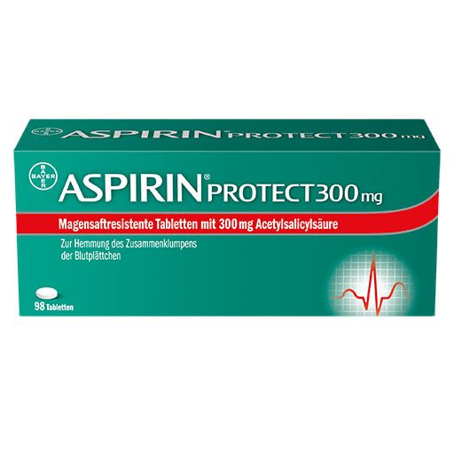 ASPIRIN Protect 300 mg magensaftres. Tabletten* 98 St