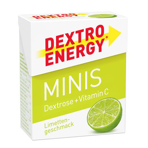 DEXTRO ENERGY minis Limette Täfelchen 50 g