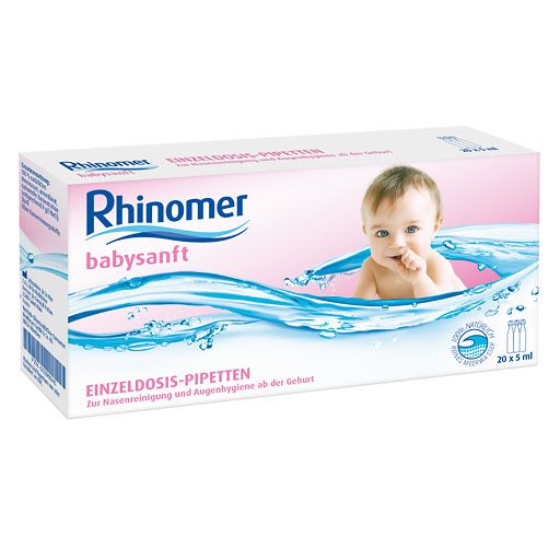RHINOMER babysanft Meerwasser 5ml Einzeldosispip. 20x5 ml