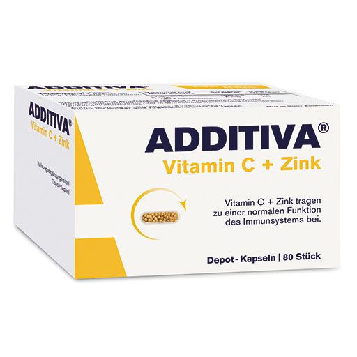 ADDITIVA Vitamin C+Zink Depotkaps. Aktionspackung