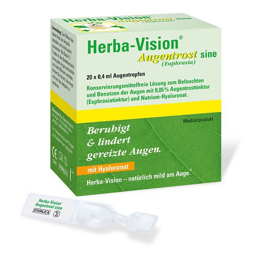 HERBA-VISION Augentrost sine Augentropfen 20x0,4 ml