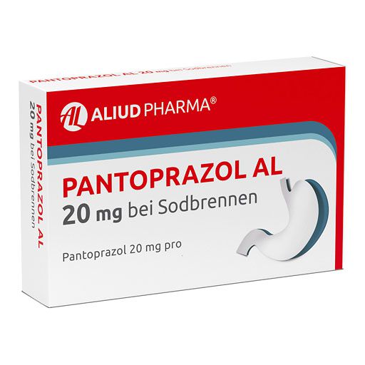 PANTOPRAZOL AL 20 mg bei Sodbr. magensaftres. Tabl.* 14 St