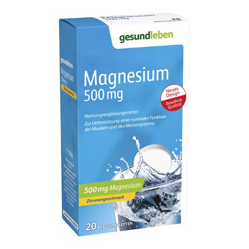 GESUND LEBEN Magnesium 500 mg Brausetabletten 20 St  