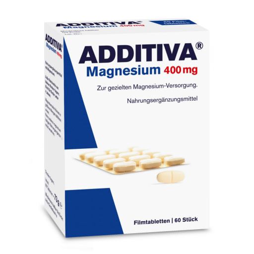 ADDITIVA Magnesium 400 mg Filmtabletten 60 St  