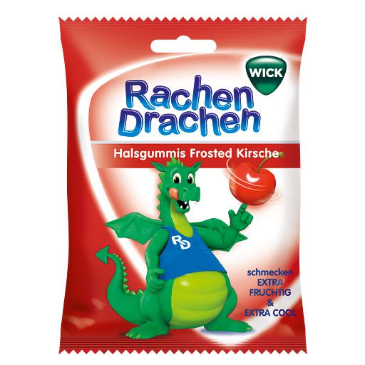 WICK RachenDrachen Halsgummis Kirsche 75 g
