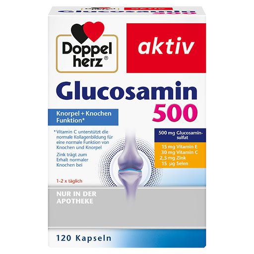 DOPPELHERZ Glucosamin 500 Kapseln 120 St  