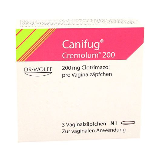 CANIFUG Cremolum 200 Vaginalsuppositorien* 3 St