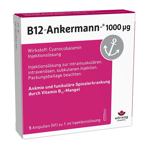 B12 ANKERMANN 1.000 μg Ampullen* 5x1 ml