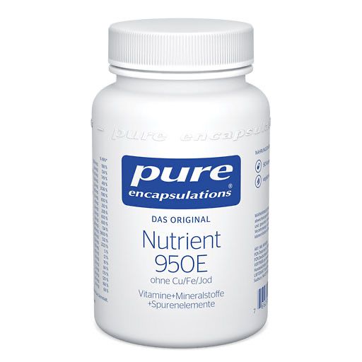 PURE ENCAPSULATIONS Nutrient 950E o. Cu/Fe/Jod 90 St  