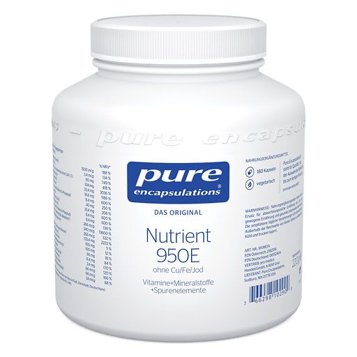 PURE ENCAPSULATIONS Nutrient 950E o. Cu/Fe/Jod 180 St  