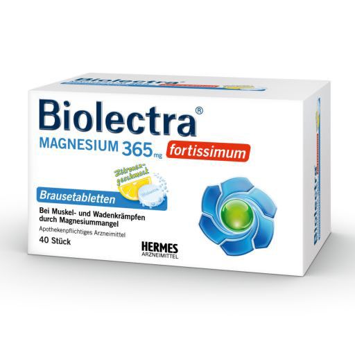 BIOLECTRA Magnesium 365 mg fortissimum Zitrone* 40 St