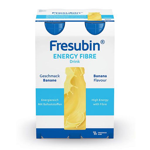 FRESUBIN ENERGY Fibre DRINK Banane Trinkflasche 4x200 ml