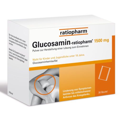 GLUCOSAMIN-RATIOPHARM 1500 mg Plv. z. H. e. L. z. Einn.* 30 St