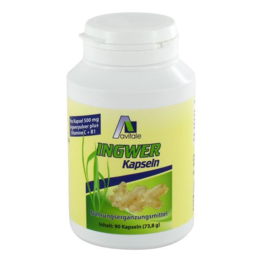 INGWER 500 mg Kapseln+Vitamin B1+C 90 St  