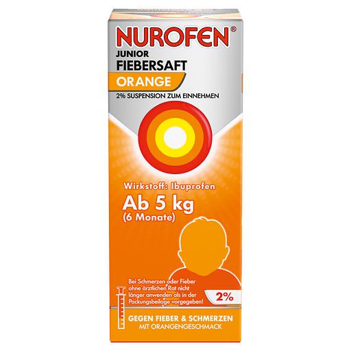 NUROFEN Junior Fiebersaft Orange 2%* 100 ml