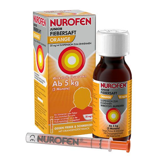 NUROFEN Junior Fiebersaft Orange 2%* 150 ml
