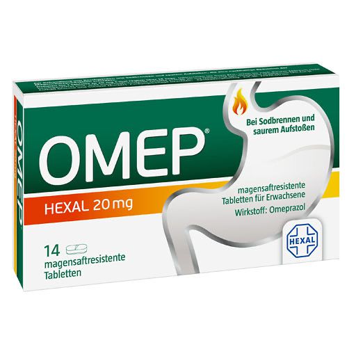 OMEP HEXAL 20 mg magensaftresistente Tabletten* 14 St