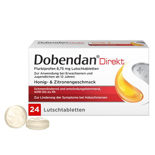 DOBENDAN Direkt Flurbiprofen 8,75 mg Lutschtabl.* 24 St
