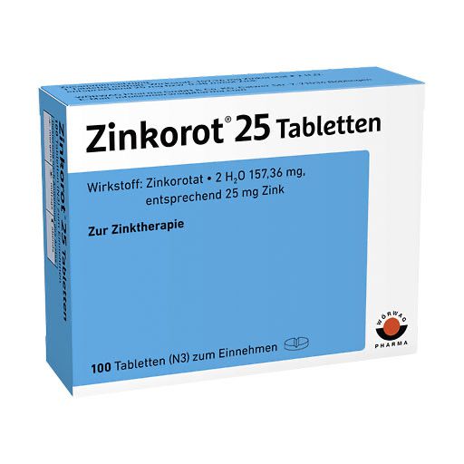 ZINKOROT 25 mg Tabletten* 100 St