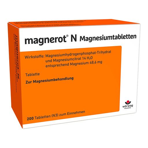 MAGNEROT N Magnesiumtabletten* 200 St