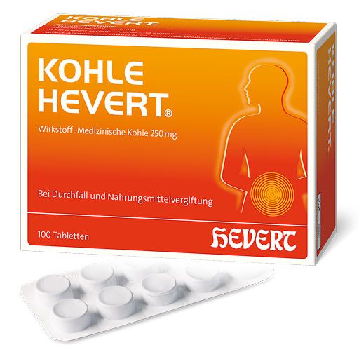 KOHLE Hevert Tabletten* 100 St