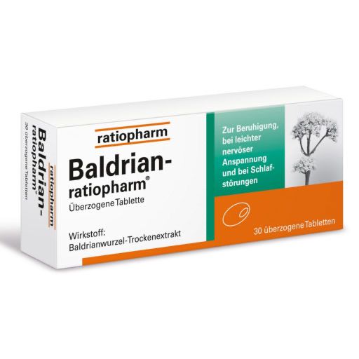 BALDRIAN-RATIOPHARM überzogene Tabletten* 30 St