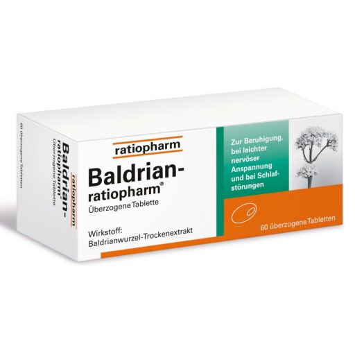 BALDRIAN-RATIOPHARM überzogene Tabletten* 60 St