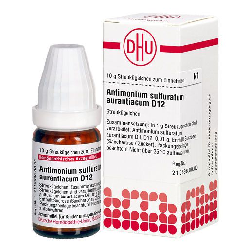 ANTIMONIUM SULFURATUM aurantiacum D 12 Globuli* 10 g