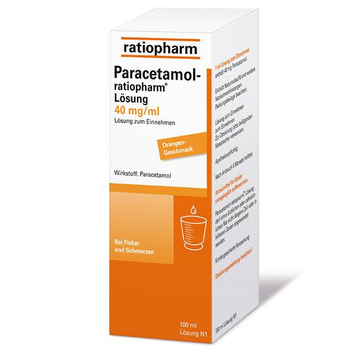 PARACETAMOL-ratiopharm Lösung* 100 ml