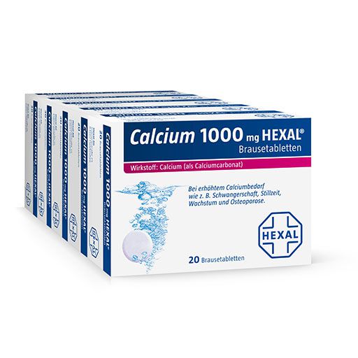 CALCIUM 1000 HEXAL Brausetabletten* 100 St
