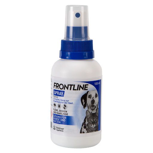 FRONTLINE Spray gegen Zecken und Flöhe für Hunde und Katzen<sup> 6</sup>  100 ml