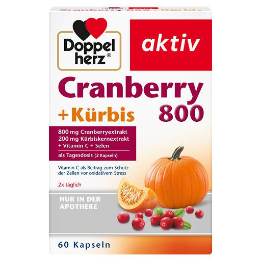 DOPPELHERZ Cranberry+Kürbis Kapseln 60 St  