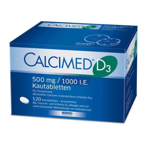 CALCIMED D3 500 mg/1000 I. E. Kautabletten* 120 St