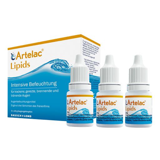 ARTELAC Lipids MD Augengel 3x10 g