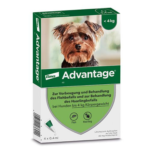 ADVANTAGE 40 Lösung f. Hunde bis 4 kg