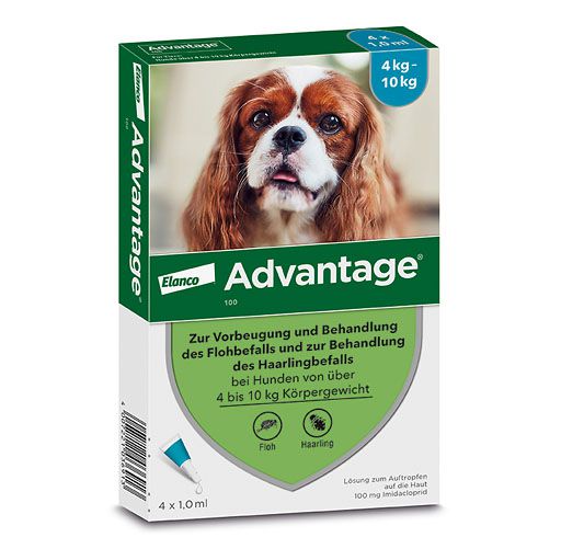 ADVANTAGE 100 Lösung f. Hunde 4-10 kg