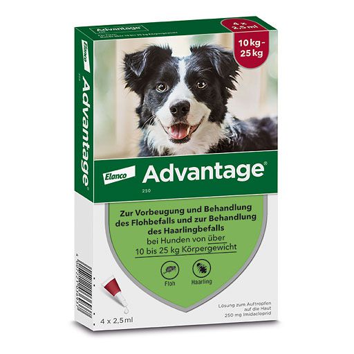 ADVANTAGE 250 Lösung f. Hunde 10-25 kg<sup> 6</sup>  4 St
