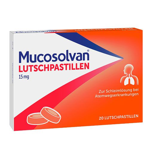 MUCOSOLVAN Lutschpastillen 15 mg* 20 St