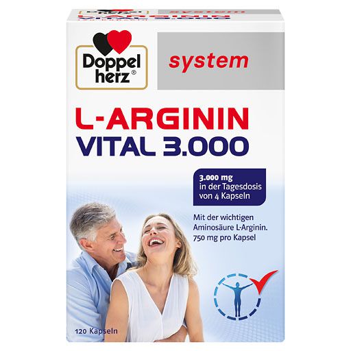 DOPPELHERZ L-Arginin Vital 3. 000 system Kapseln