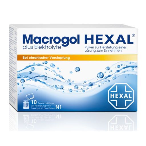 MACROGOL HEXAL plus Elektrolyte Plv. z. H. e. L. z. E.* 10 St