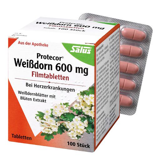 PROTECOR Weißdorn 600 mg Filmtabletten* 100 St